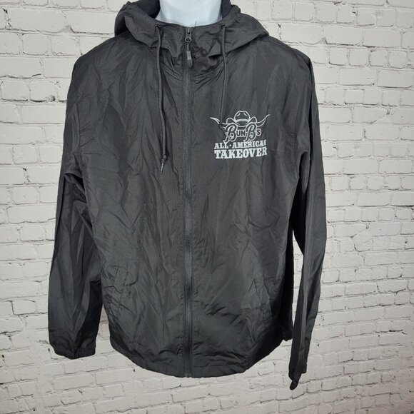 Bun B's All American Takeover Hooded Windbreaker Independent Size Medium M - Picture 1 of 12